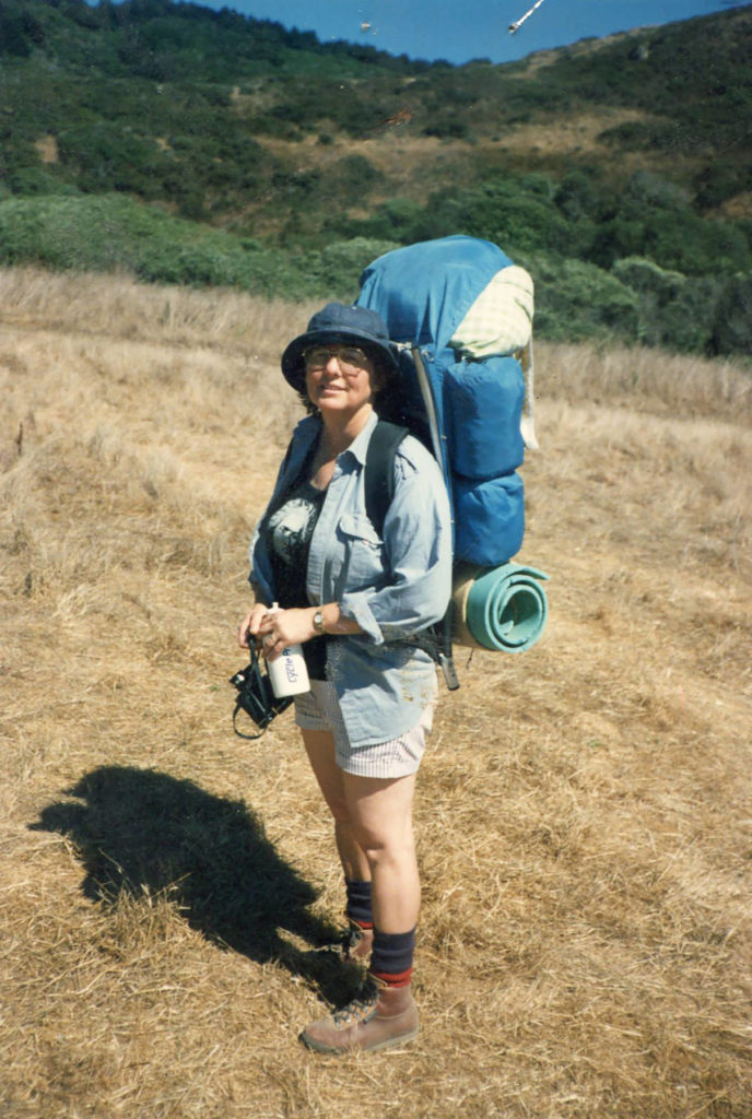 1985. Backpacking with Sacramento Waldorf High School class